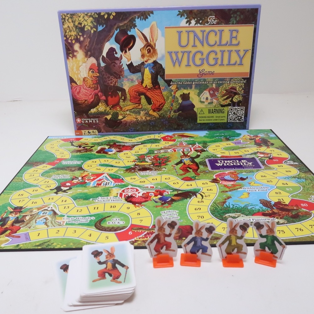 1988 Milton Bradley Uncle Wiggily Made In U.S.A Board‎ Game Complete Age 4+
